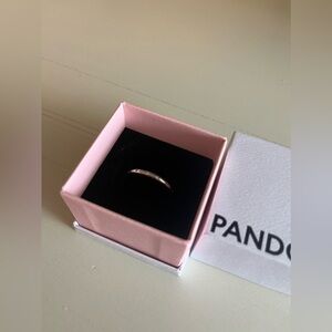 Pandora simple sparkling Band ring size 56 (7.5 US)